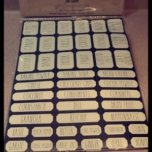 Rae Dunn Organization Labels
